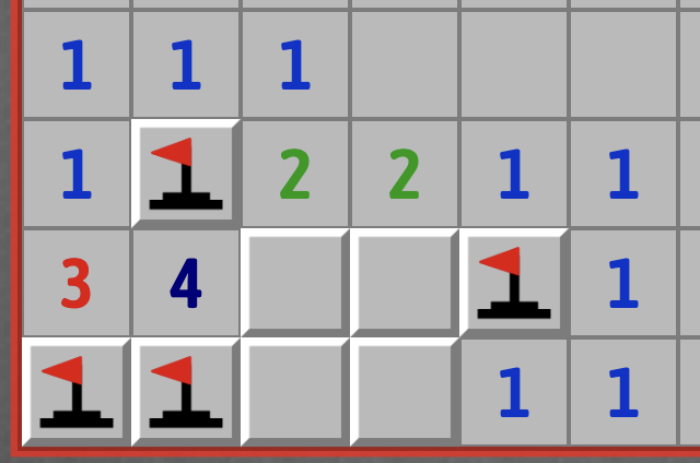 Minesweeper Remaining Box